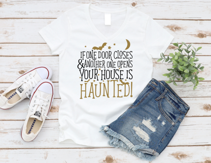 T-shirt with humorous text, white sneakers, and denim shorts on a wooden surface. www.missmafia.com